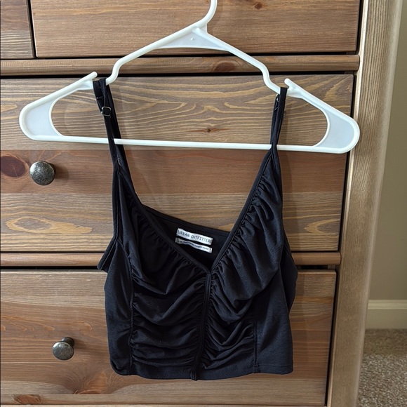 Urban Outfitters Tops - Black Ruched Women's Top from Urban Outfitters